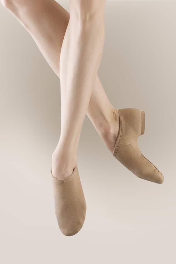 Lightweight custom gymnastics shoe with rubber grip sole