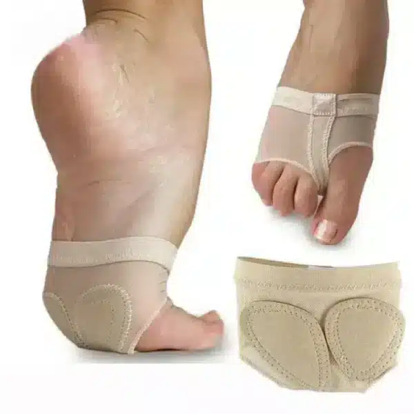 Foot Undeez dance shoes with spandex upper and suede sole patches