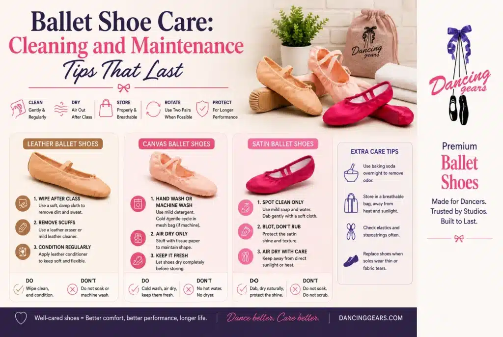 Ballet Shoe Care: Cleaning and Maintenance Tips That Last