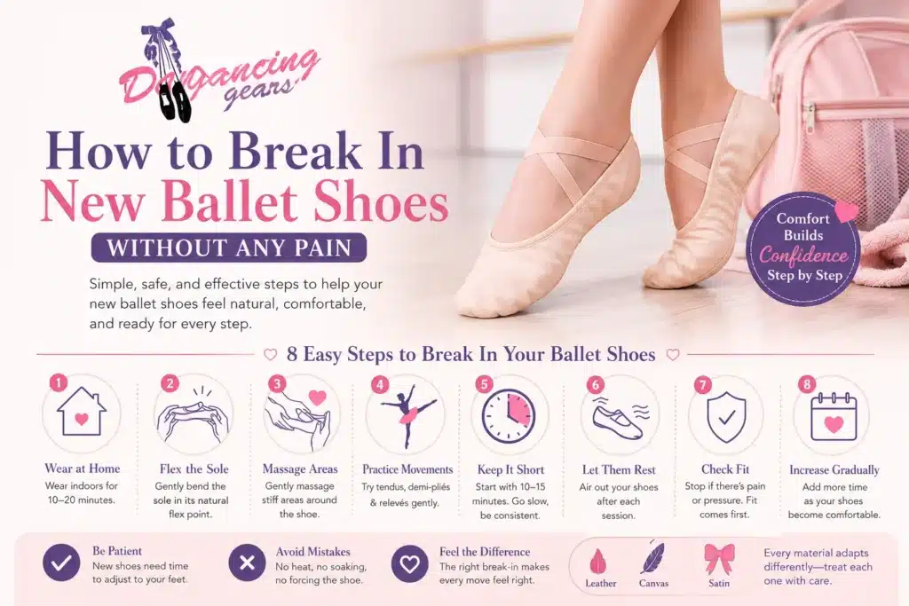 How to Break In New Ballet Shoes Without Any Pain