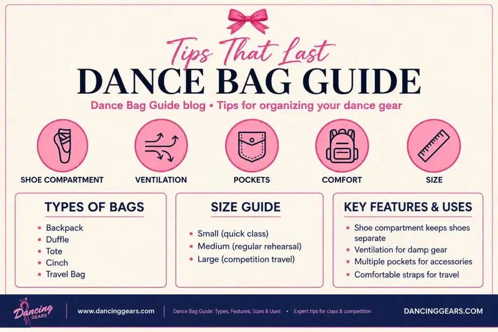 Dance Bag Guide: Types, Features, Sizes, and Uses Explained